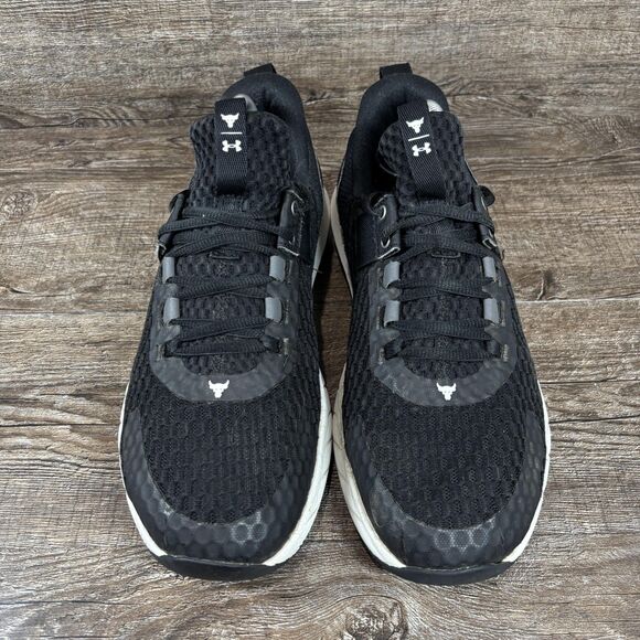 Under Armour Project Rock BSR Shoes Men\'s 9.5 Black White Training 3027344-001 main image 7